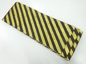 斜め縞模様織出し踊り用半幅帯